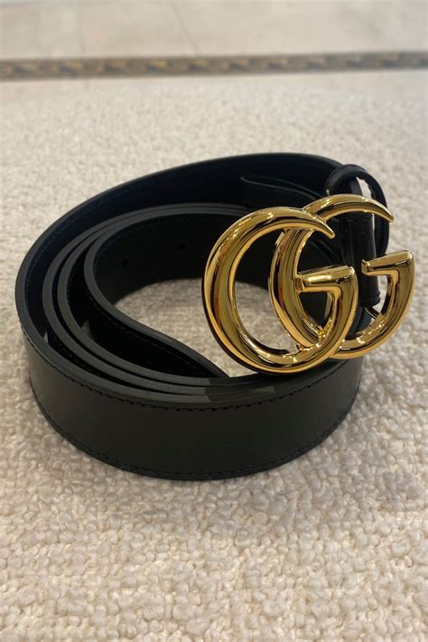 gucci marmont belt shiny buckle.